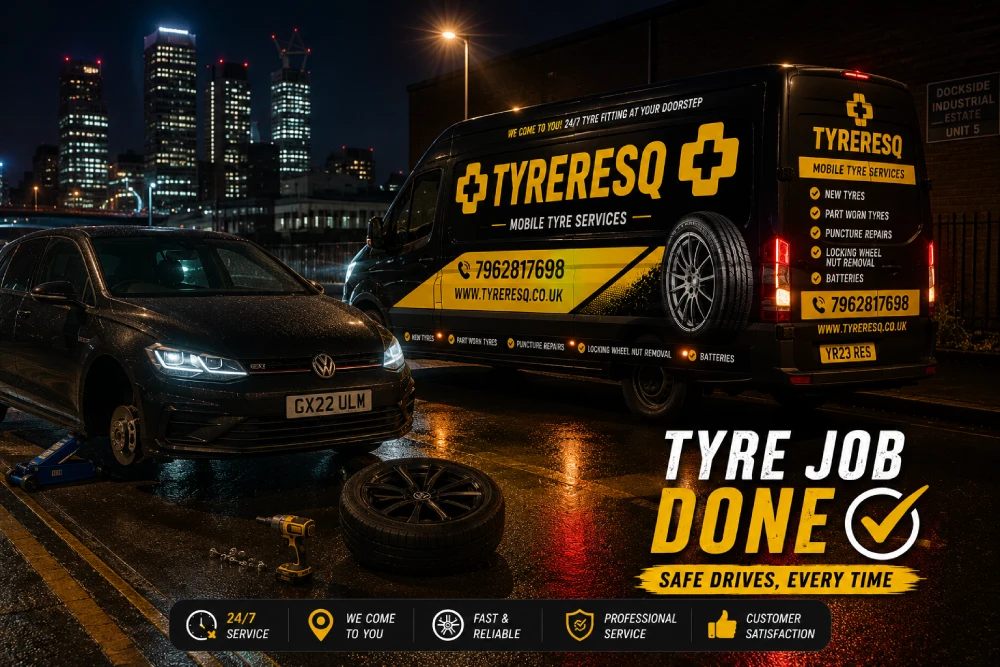 Get your tyres fitted at home, work or roadside in Sevenoaks
